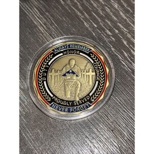 World Collection Veterans Individual Collectible Coin
